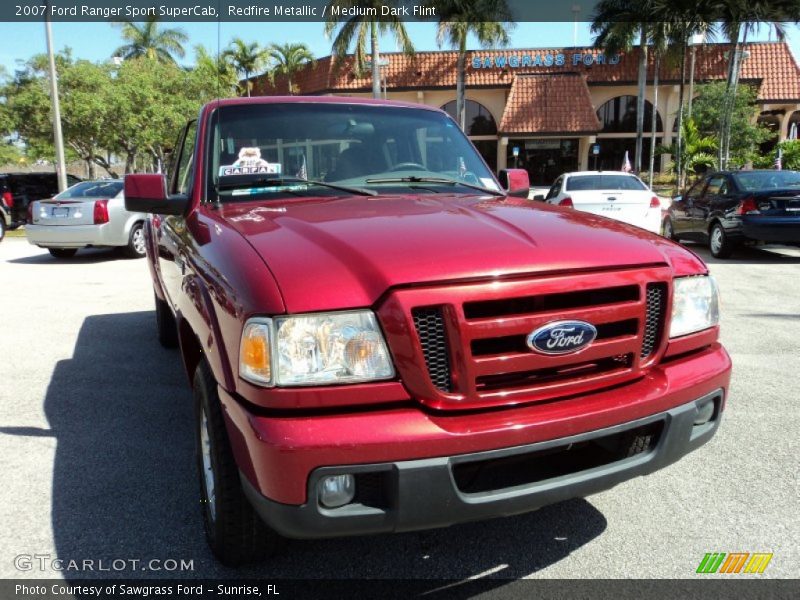 Redfire Metallic / Medium Dark Flint 2007 Ford Ranger Sport SuperCab