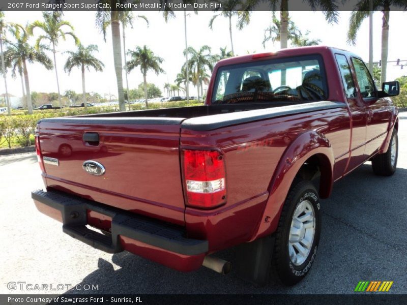 Redfire Metallic / Medium Dark Flint 2007 Ford Ranger Sport SuperCab