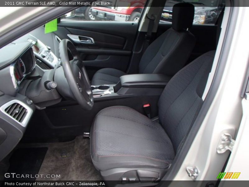 Gold Mist Metallic / Jet Black 2011 GMC Terrain SLE AWD