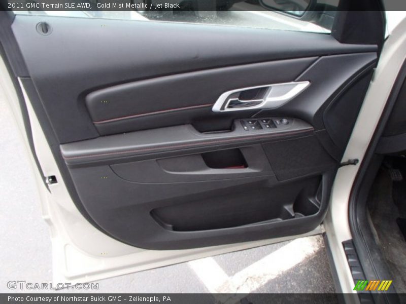 Gold Mist Metallic / Jet Black 2011 GMC Terrain SLE AWD