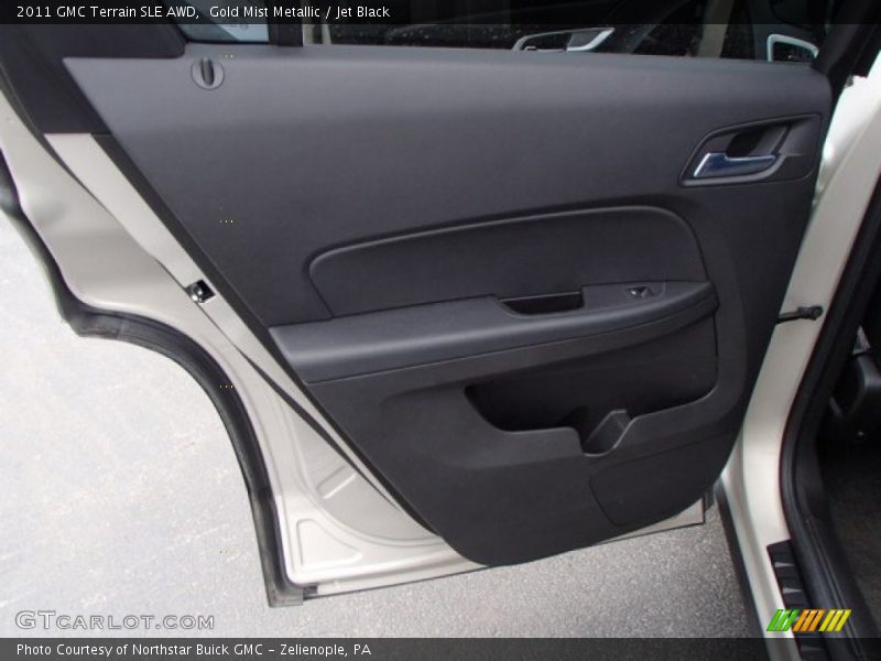 Gold Mist Metallic / Jet Black 2011 GMC Terrain SLE AWD