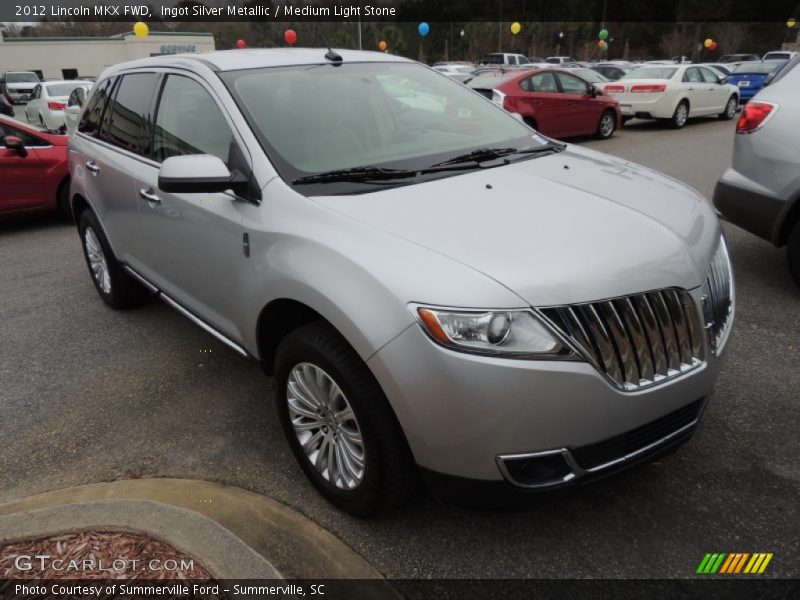 Ingot Silver Metallic / Medium Light Stone 2012 Lincoln MKX FWD