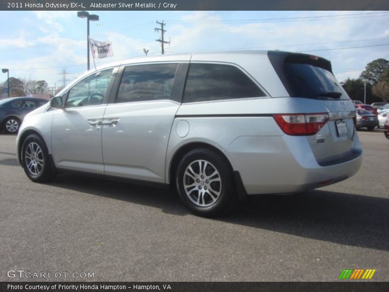 Alabaster Silver Metallic / Gray 2011 Honda Odyssey EX-L