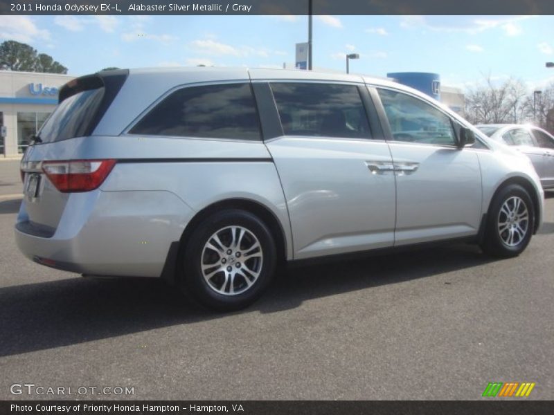 Alabaster Silver Metallic / Gray 2011 Honda Odyssey EX-L