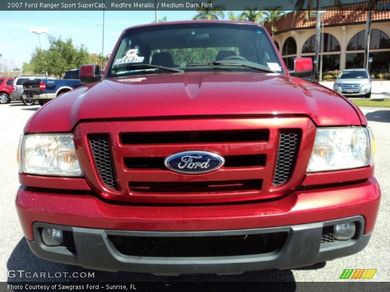Redfire Metallic / Medium Dark Flint 2007 Ford Ranger Sport SuperCab