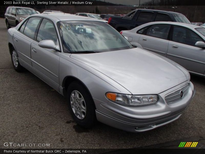 Sterling Silver Metallic / Medium Gray 2003 Buick Regal LS