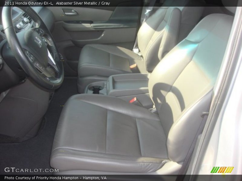Alabaster Silver Metallic / Gray 2011 Honda Odyssey EX-L