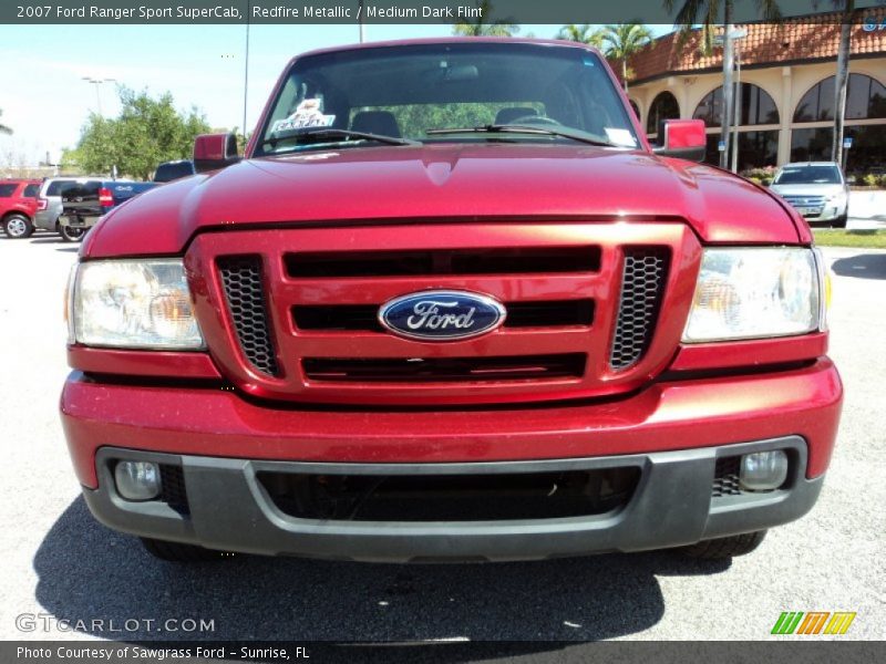 Redfire Metallic / Medium Dark Flint 2007 Ford Ranger Sport SuperCab