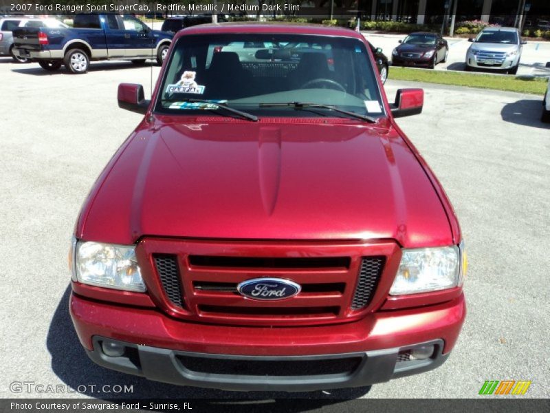 Redfire Metallic / Medium Dark Flint 2007 Ford Ranger Sport SuperCab