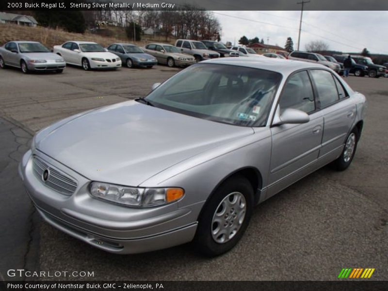 Sterling Silver Metallic / Medium Gray 2003 Buick Regal LS