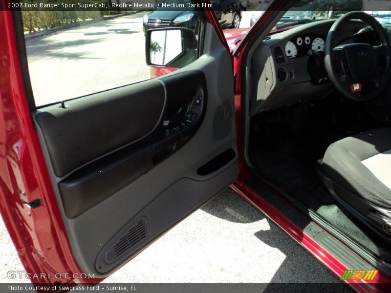 Redfire Metallic / Medium Dark Flint 2007 Ford Ranger Sport SuperCab