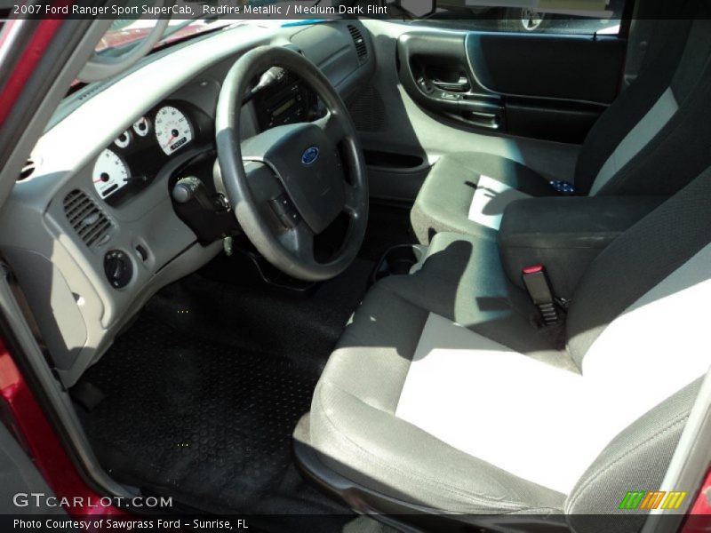 Redfire Metallic / Medium Dark Flint 2007 Ford Ranger Sport SuperCab
