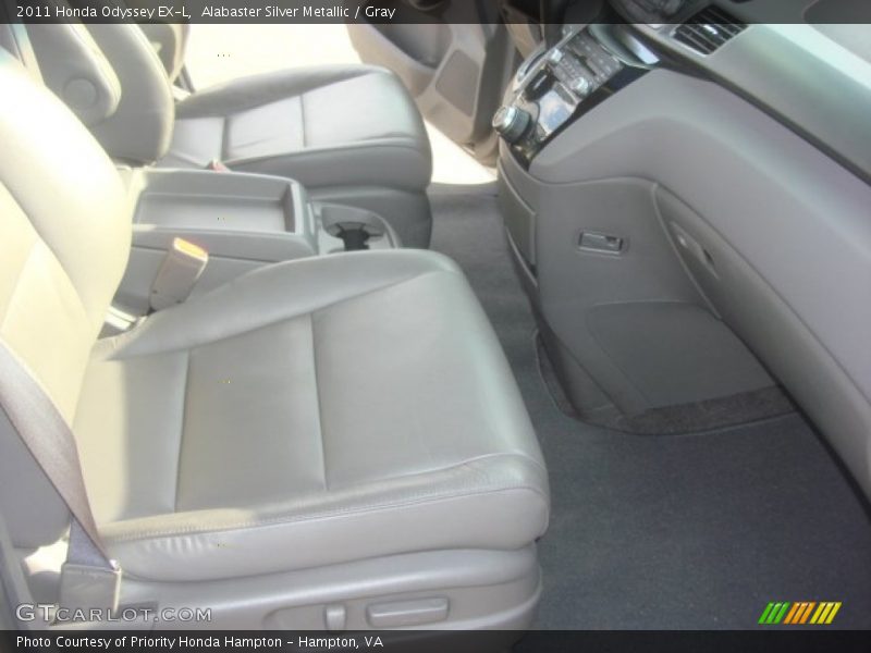Alabaster Silver Metallic / Gray 2011 Honda Odyssey EX-L