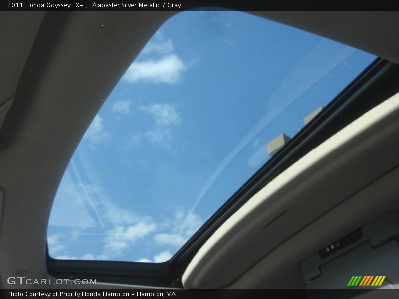 Alabaster Silver Metallic / Gray 2011 Honda Odyssey EX-L