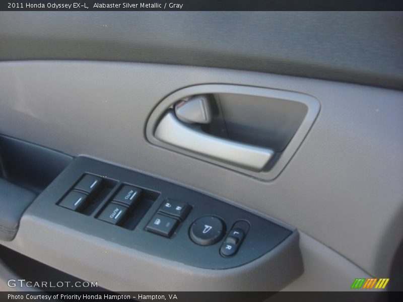 Alabaster Silver Metallic / Gray 2011 Honda Odyssey EX-L