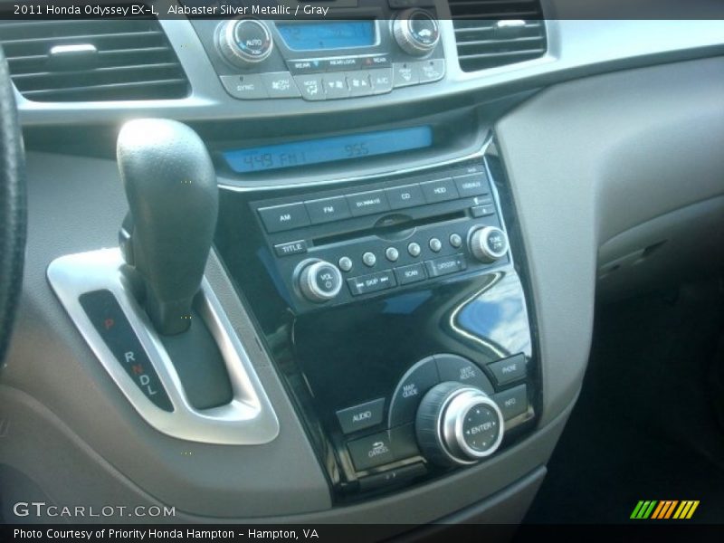 Alabaster Silver Metallic / Gray 2011 Honda Odyssey EX-L