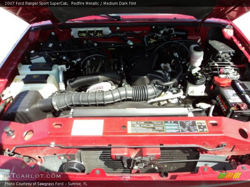 Redfire Metallic / Medium Dark Flint 2007 Ford Ranger Sport SuperCab