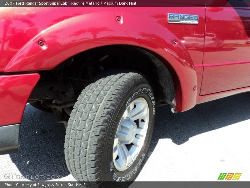 Redfire Metallic / Medium Dark Flint 2007 Ford Ranger Sport SuperCab