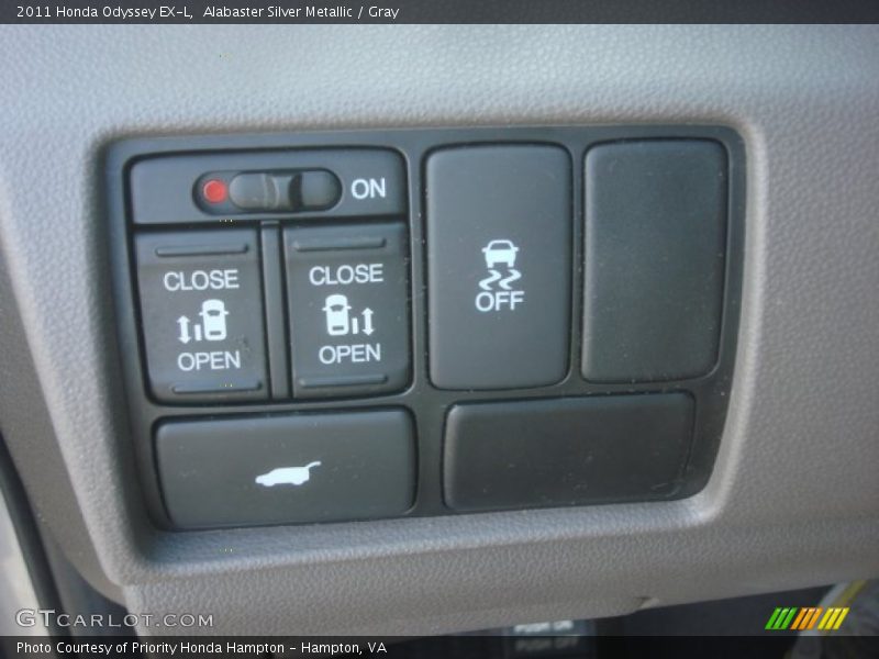 Alabaster Silver Metallic / Gray 2011 Honda Odyssey EX-L