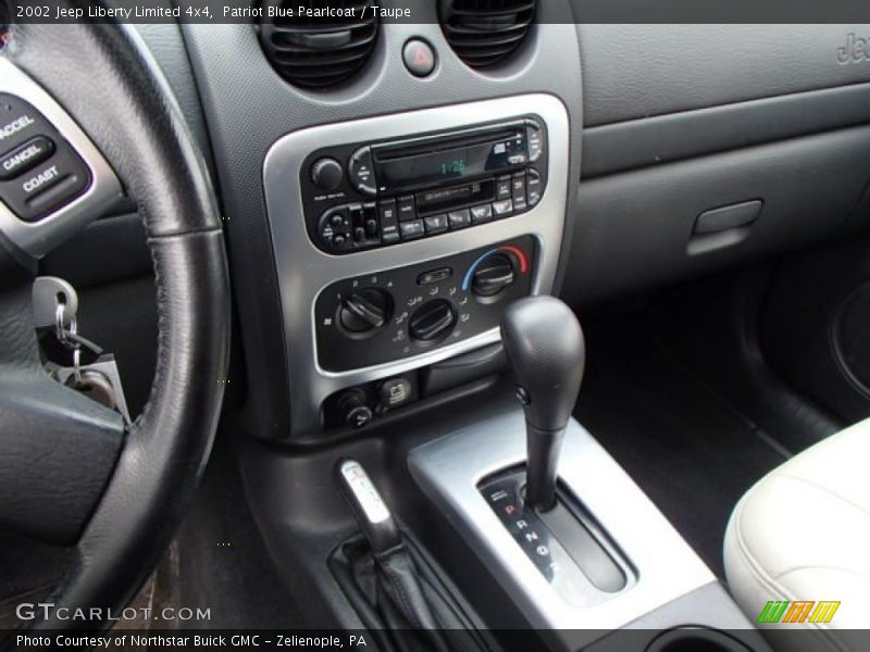 Patriot Blue Pearlcoat / Taupe 2002 Jeep Liberty Limited 4x4