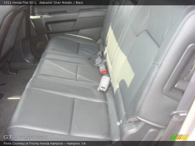 Alabaster Silver Metallic / Black 2011 Honda Pilot EX-L