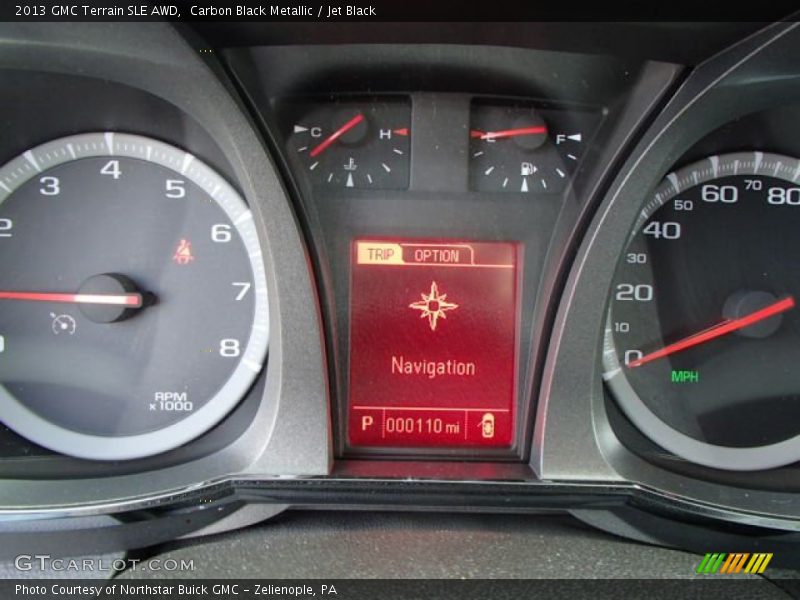 Carbon Black Metallic / Jet Black 2013 GMC Terrain SLE AWD