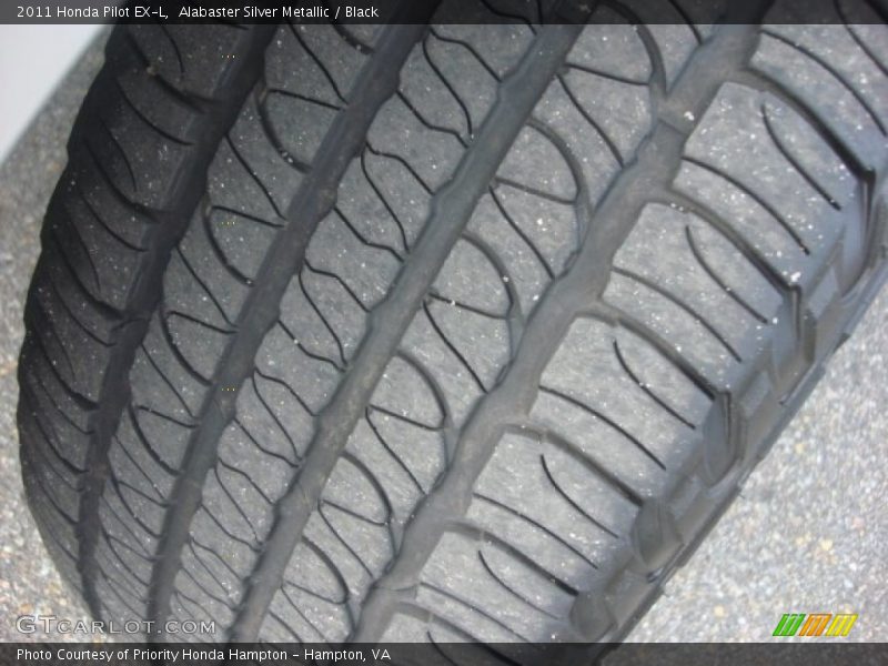 Alabaster Silver Metallic / Black 2011 Honda Pilot EX-L
