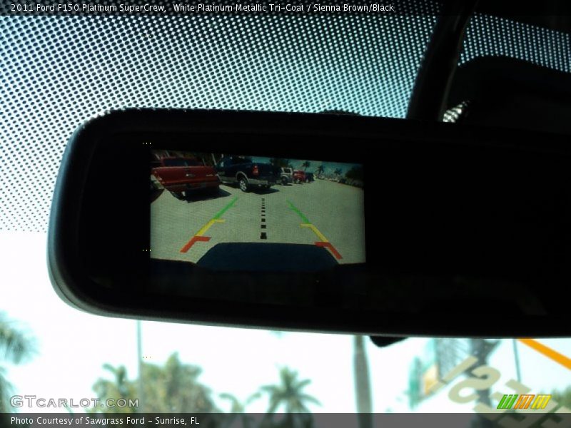 White Platinum Metallic Tri-Coat / Sienna Brown/Black 2011 Ford F150 Platinum SuperCrew