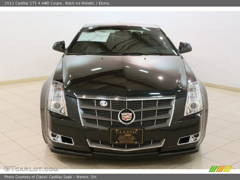 Black Ice Metallic / Ebony 2011 Cadillac CTS 4 AWD Coupe