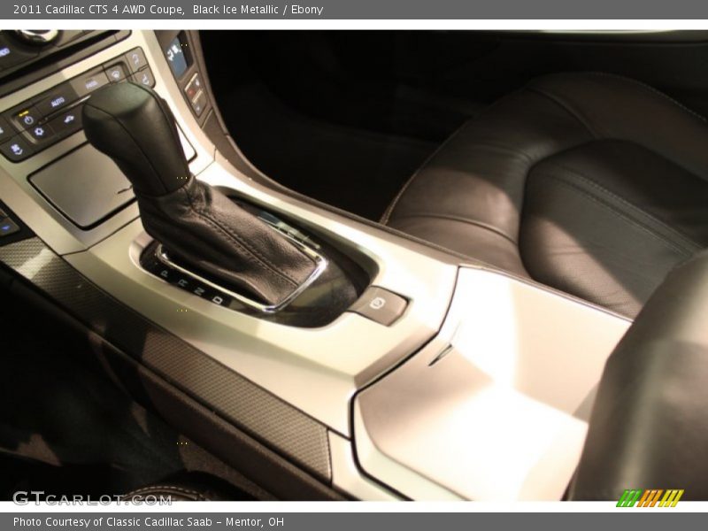 Black Ice Metallic / Ebony 2011 Cadillac CTS 4 AWD Coupe