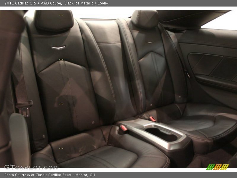 Black Ice Metallic / Ebony 2011 Cadillac CTS 4 AWD Coupe