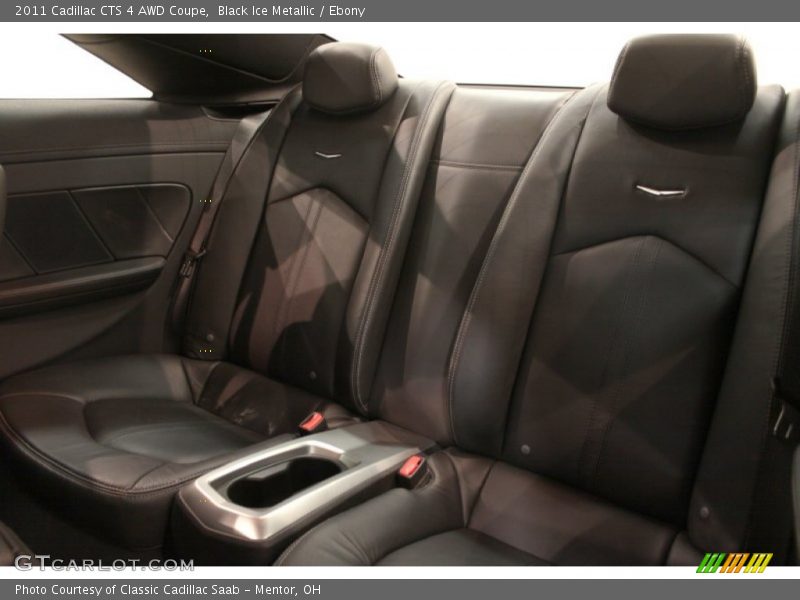 Black Ice Metallic / Ebony 2011 Cadillac CTS 4 AWD Coupe