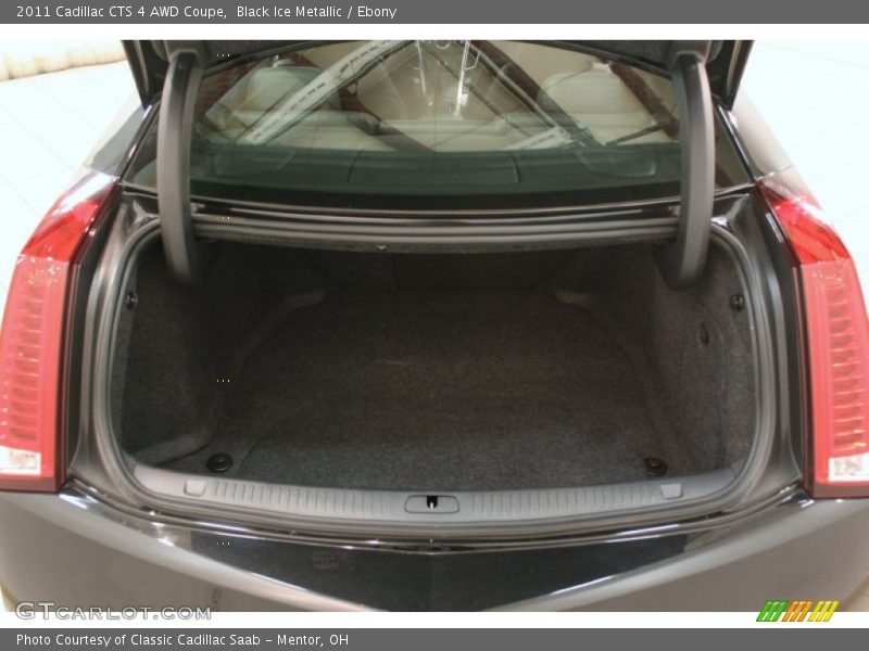 Black Ice Metallic / Ebony 2011 Cadillac CTS 4 AWD Coupe