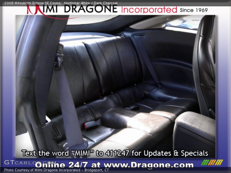 Northstar White / Dark Charcoal 2008 Mitsubishi Eclipse SE Coupe