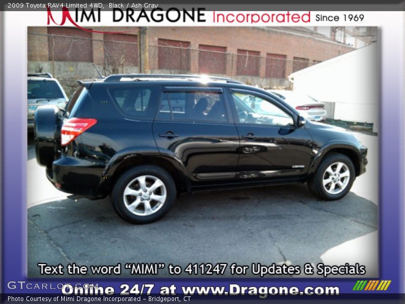 Black / Ash Gray 2009 Toyota RAV4 Limited 4WD