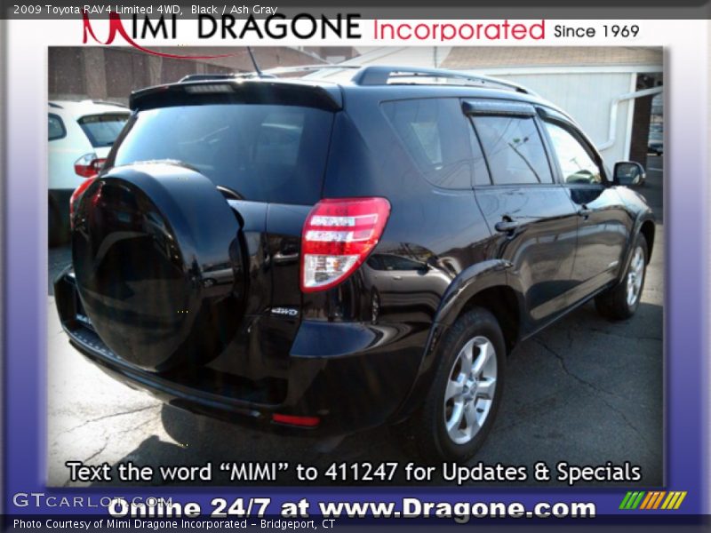 Black / Ash Gray 2009 Toyota RAV4 Limited 4WD