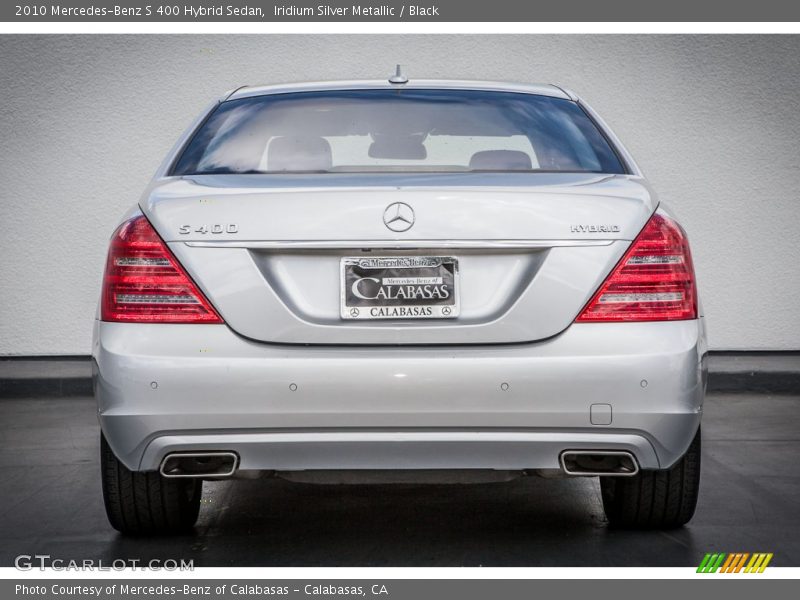Iridium Silver Metallic / Black 2010 Mercedes-Benz S 400 Hybrid Sedan