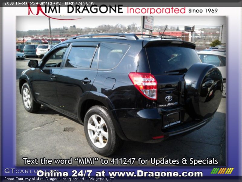 Black / Ash Gray 2009 Toyota RAV4 Limited 4WD