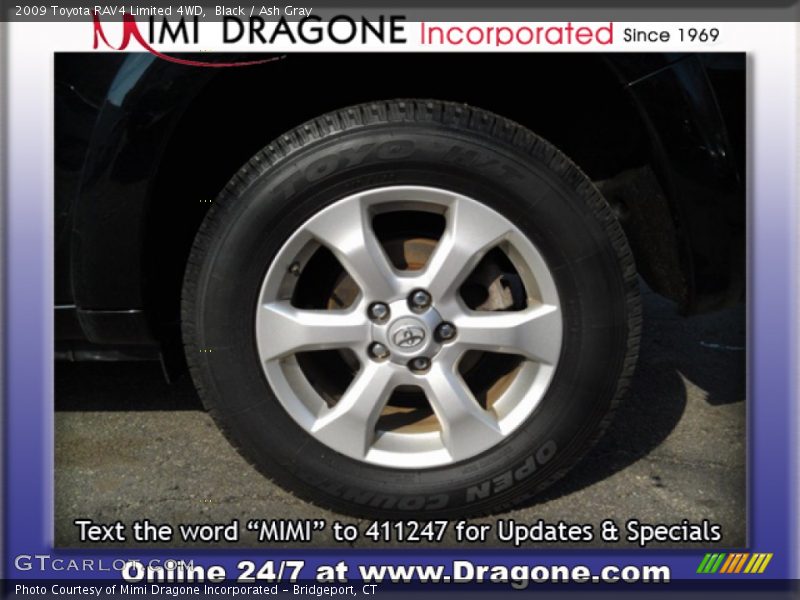 Black / Ash Gray 2009 Toyota RAV4 Limited 4WD