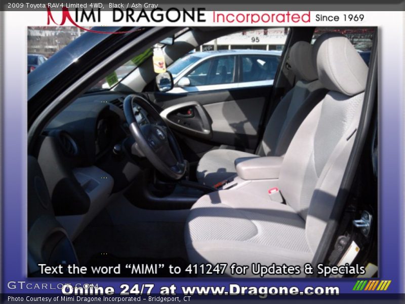 Black / Ash Gray 2009 Toyota RAV4 Limited 4WD