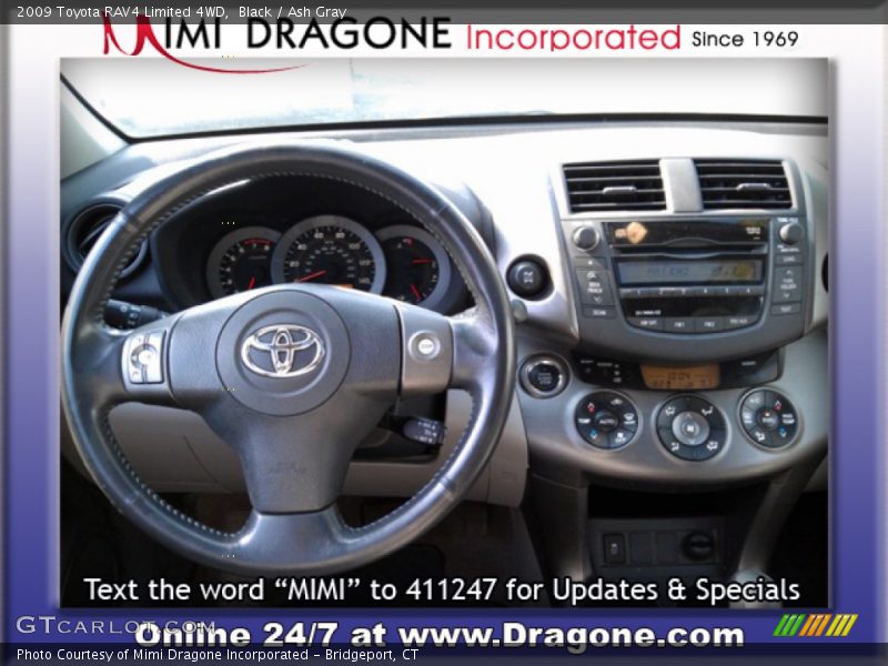 Black / Ash Gray 2009 Toyota RAV4 Limited 4WD
