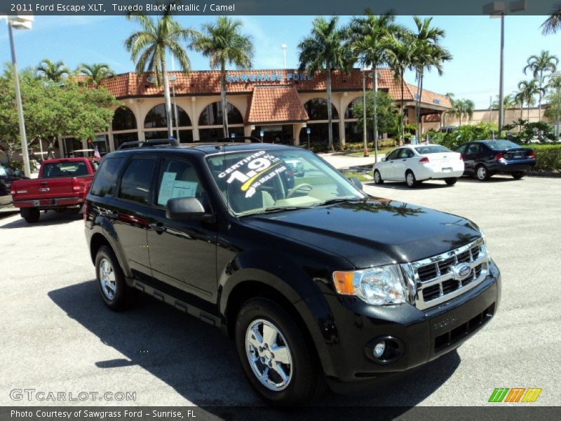 Tuxedo Black Metallic / Camel 2011 Ford Escape XLT