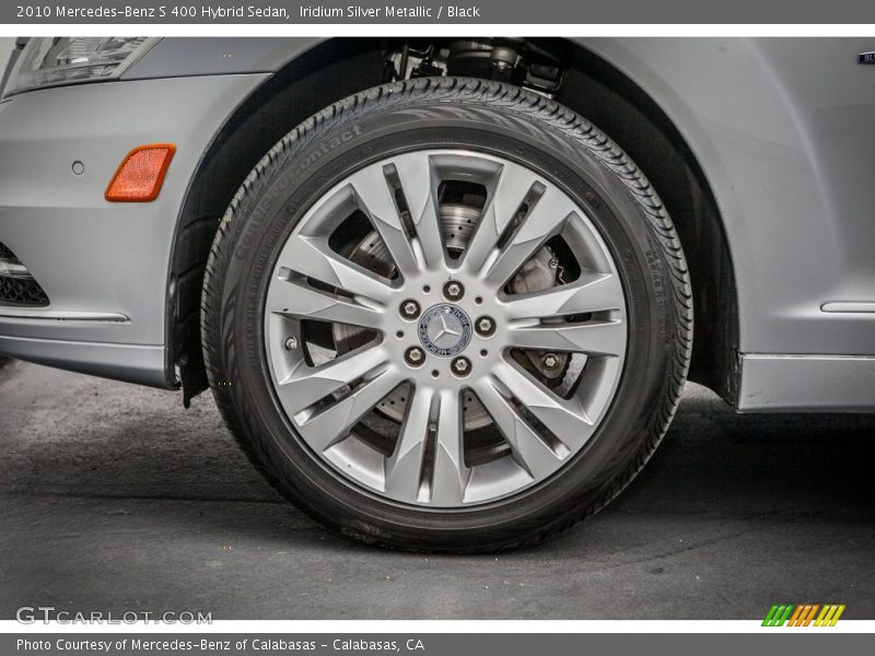 Iridium Silver Metallic / Black 2010 Mercedes-Benz S 400 Hybrid Sedan