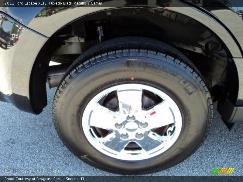 Tuxedo Black Metallic / Camel 2011 Ford Escape XLT