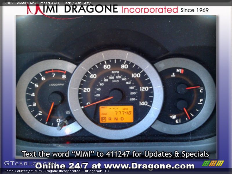 Black / Ash Gray 2009 Toyota RAV4 Limited 4WD