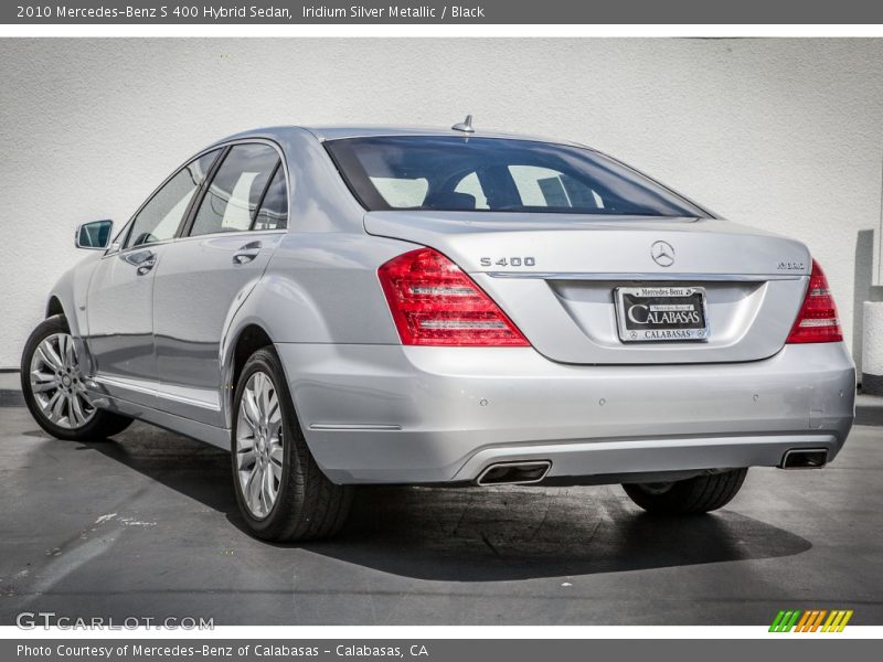 Iridium Silver Metallic / Black 2010 Mercedes-Benz S 400 Hybrid Sedan