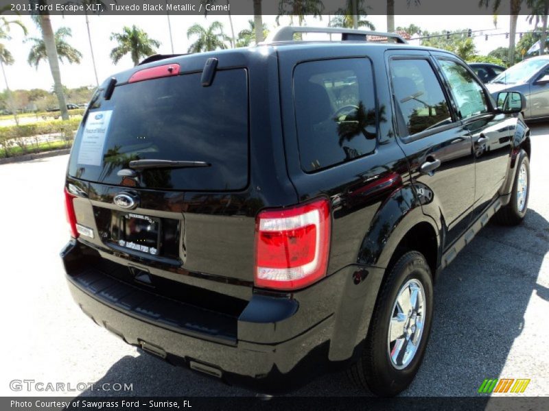 Tuxedo Black Metallic / Camel 2011 Ford Escape XLT