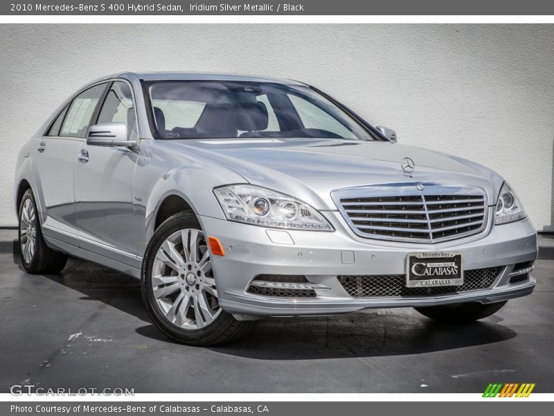 Iridium Silver Metallic / Black 2010 Mercedes-Benz S 400 Hybrid Sedan