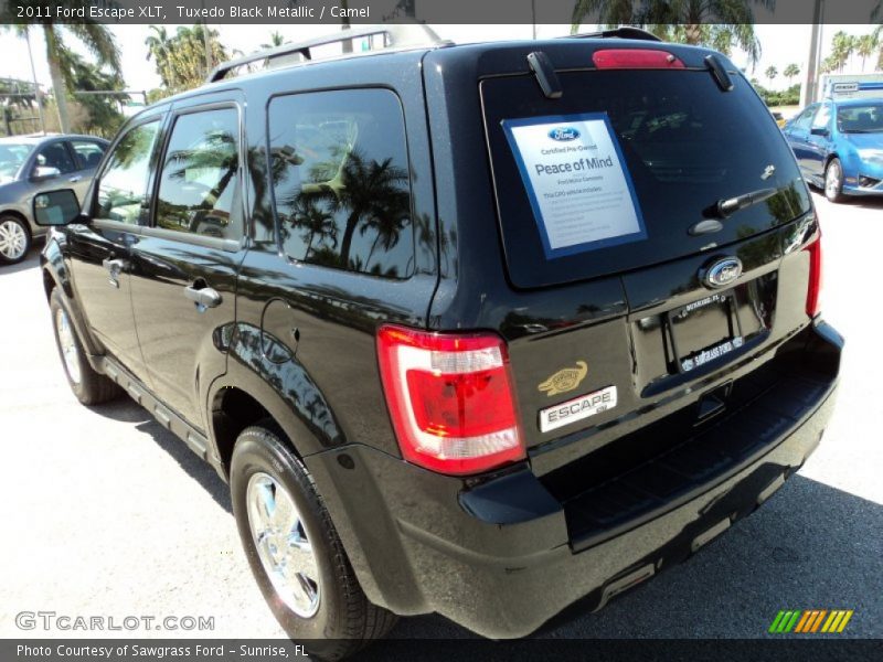 Tuxedo Black Metallic / Camel 2011 Ford Escape XLT