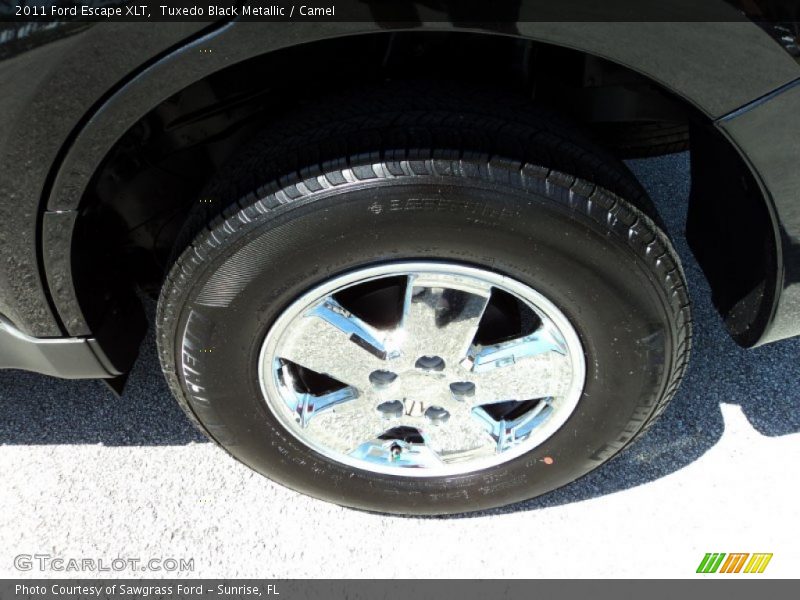 Tuxedo Black Metallic / Camel 2011 Ford Escape XLT
